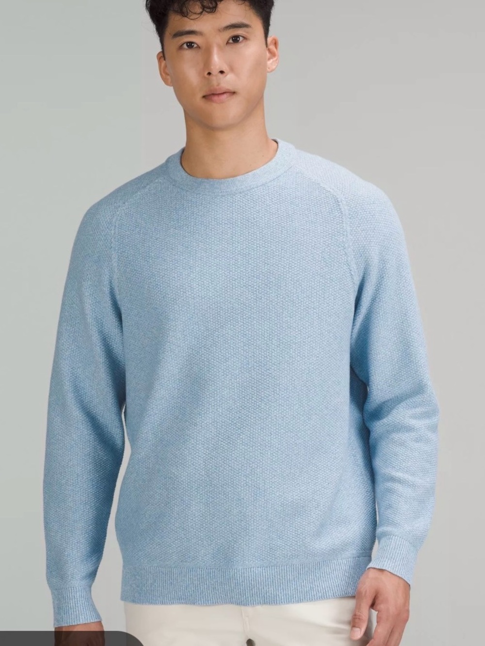 Textured knit Crewneck